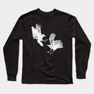 Ravens in white Long Sleeve T-Shirt